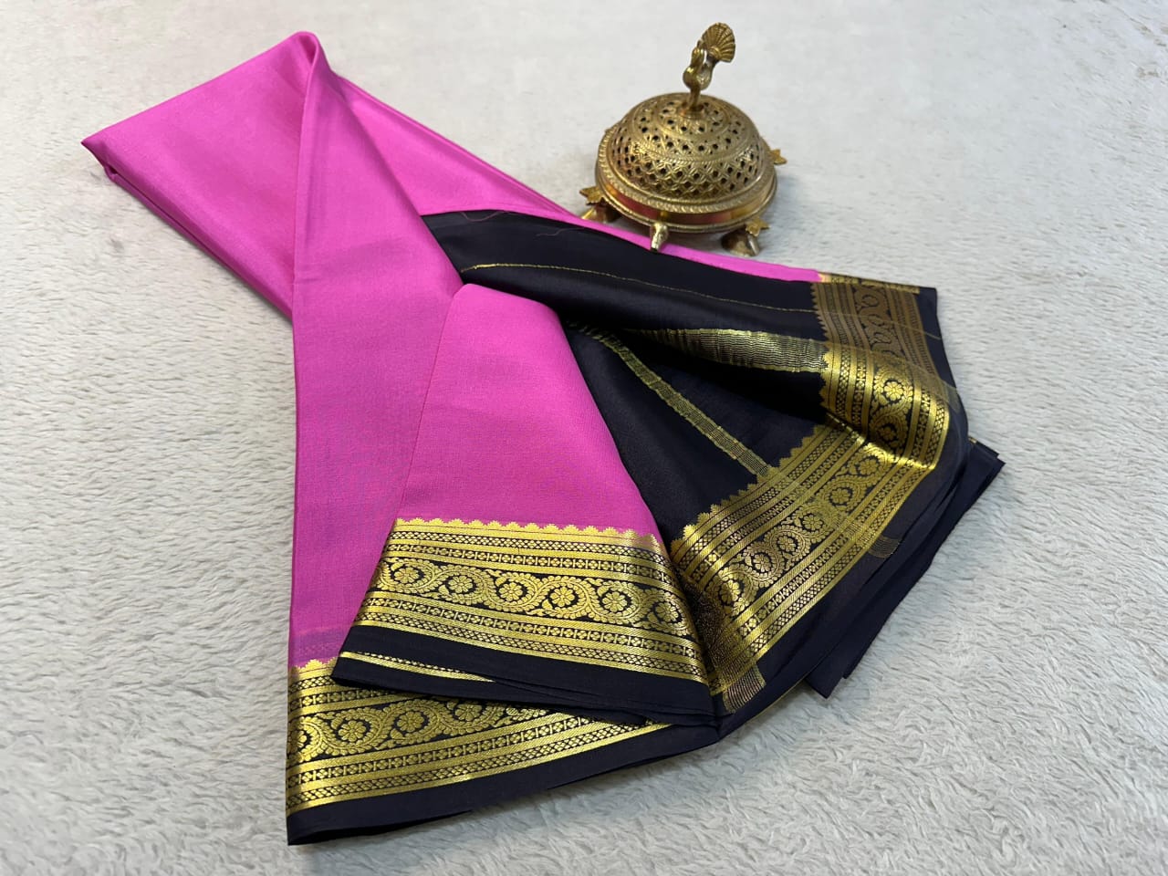 Pure Mysore Silk Sarees 70 gsm Thickness