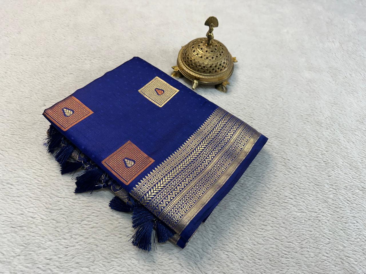 Beautiful Soft Silk Dobby sarees
Beautiful Dobby Soft silk saree having rich buttas