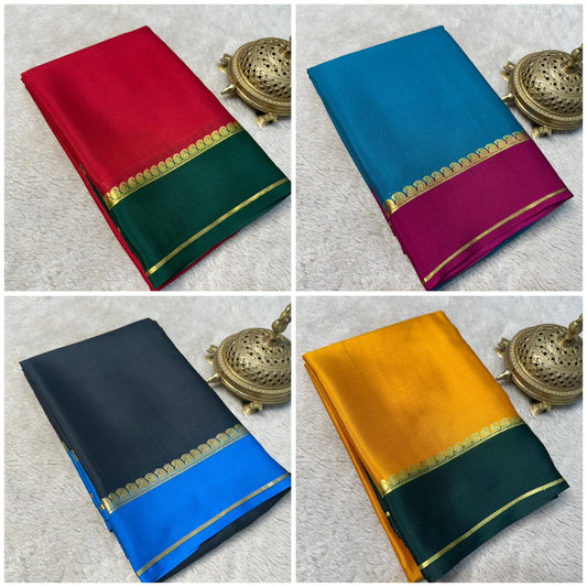 Pure Mysore Silk Saree Silk Certified