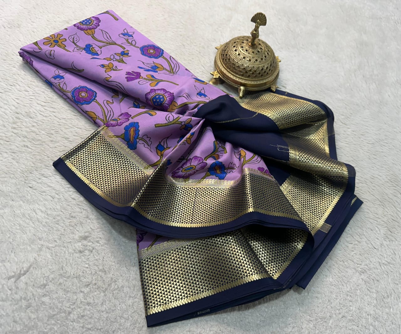 Pure Mysore Silk Sarees 70 gsm Thickness