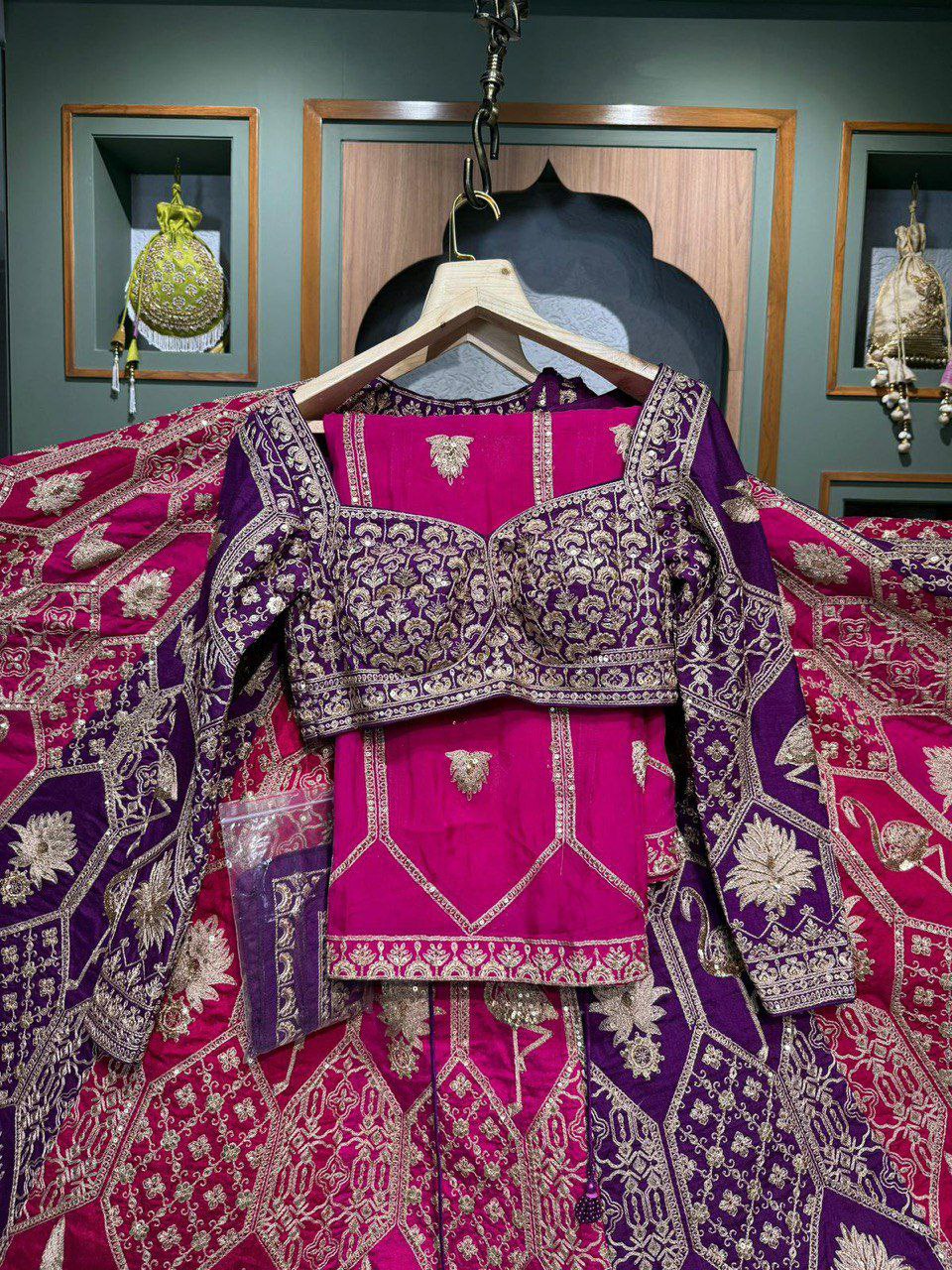 Foux Georgette Lehenga