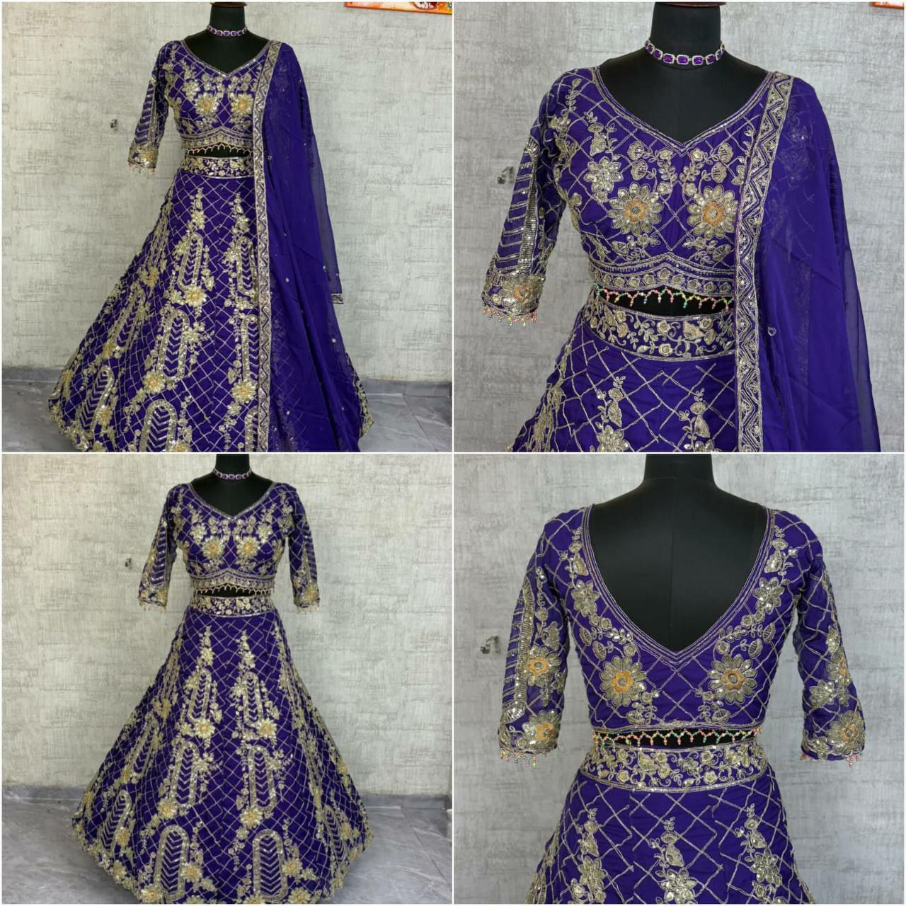 Premium Tubby Silk Lehenga with Sequins Coding Work
