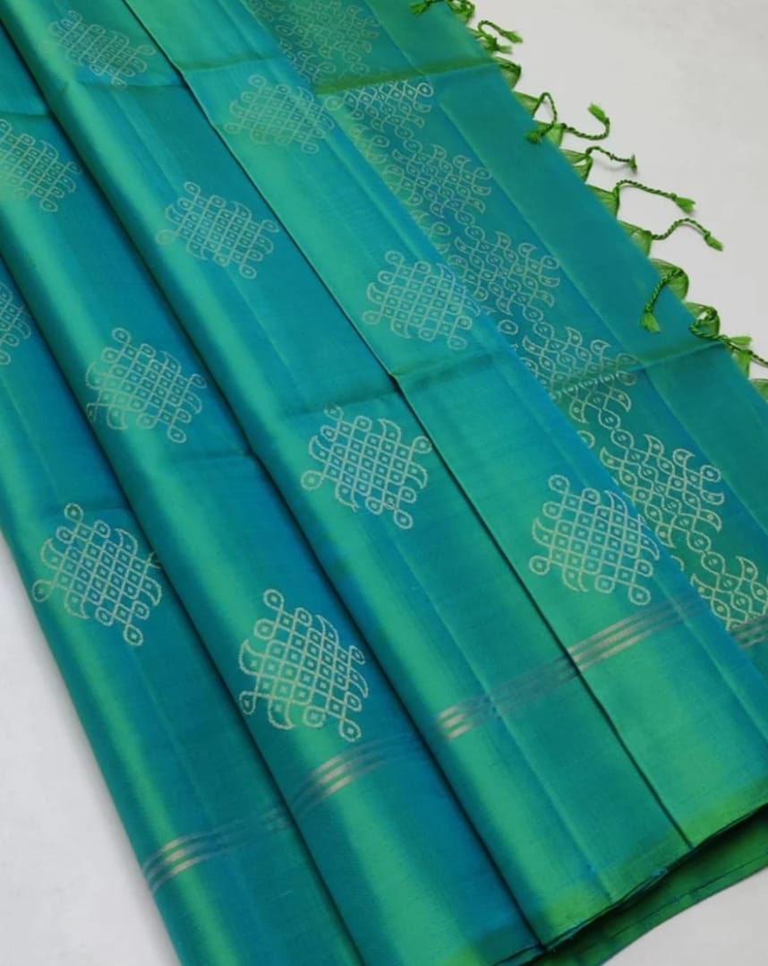 Pure handloom kanchi soft silk Sares
Silk mark certified