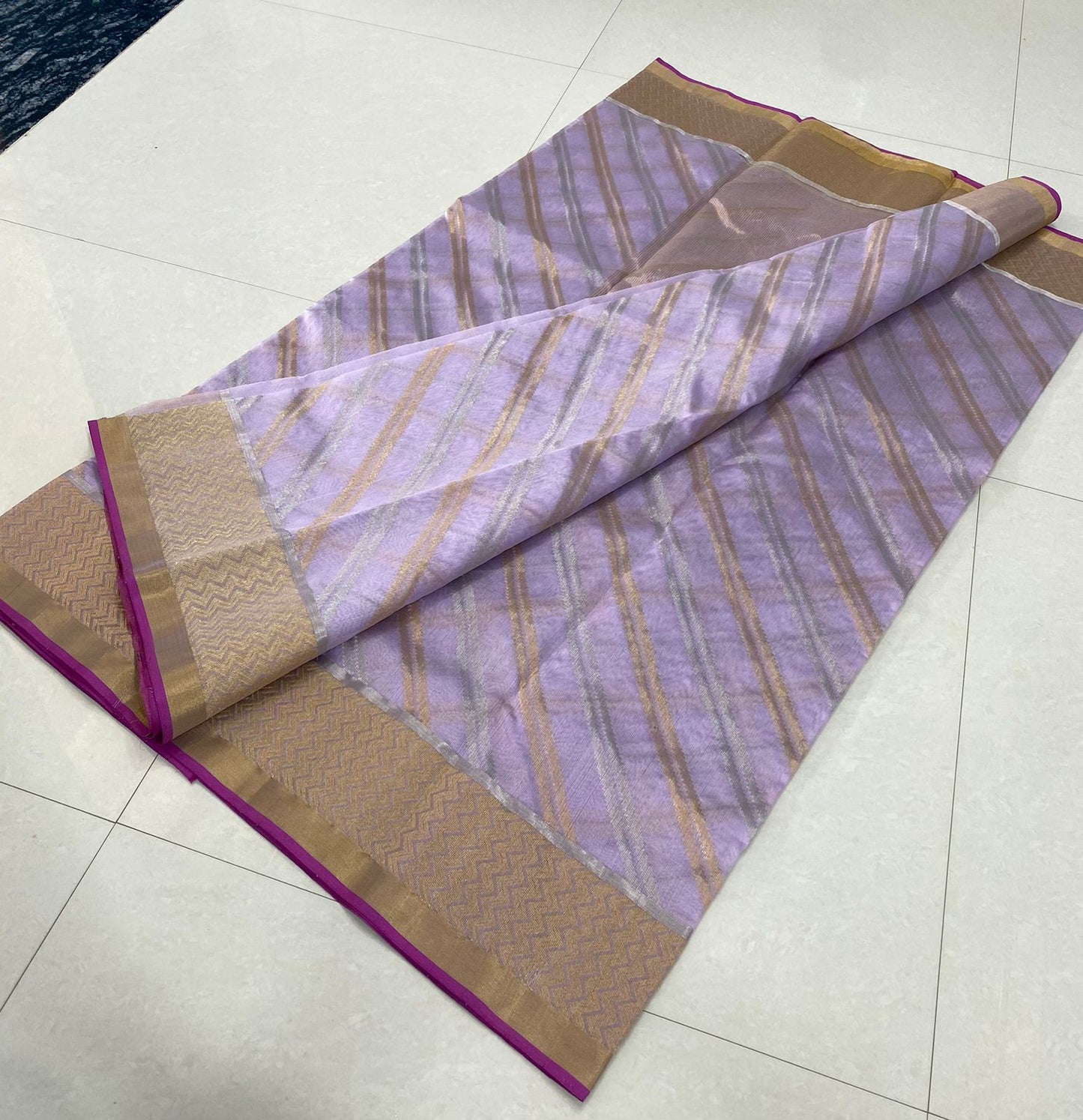 Pattu silk handborder saree