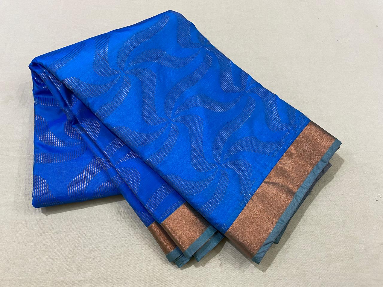 Kanchipuram semi silk saree
Beautiful fancy Design