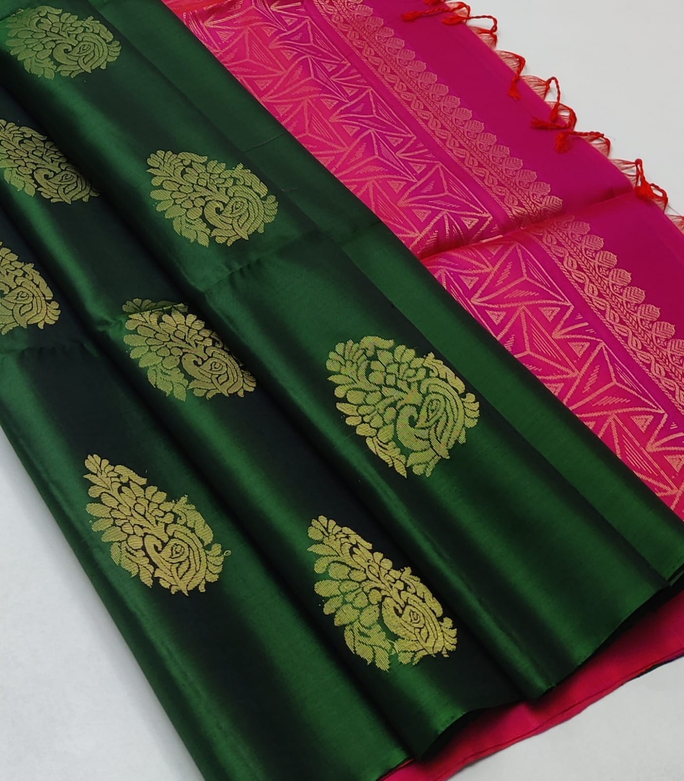 Pure handloom kanchi soft silk sarees
Silk mark certified