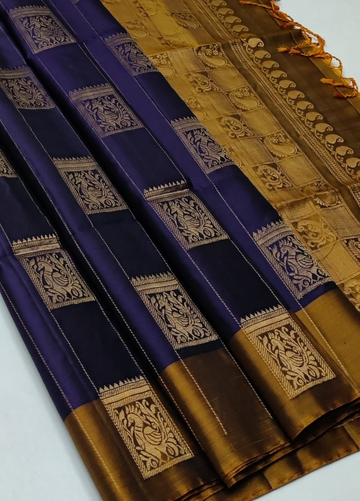 Pure handloom Double warp soft silk sareeFansy sarees
With silk mark certificate