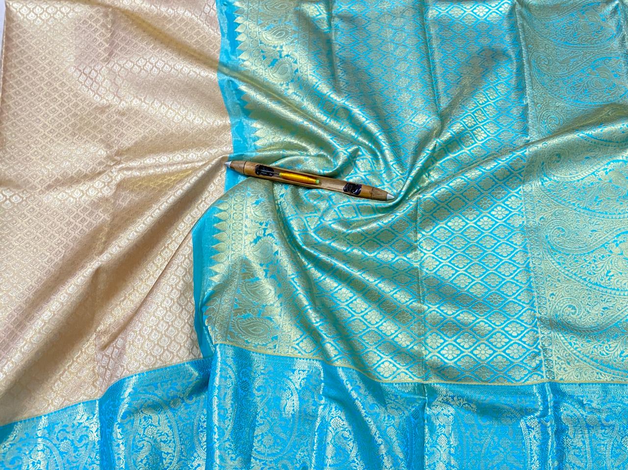 Kanchipuram Handloom pure silk saree
Beautiful fancy Design