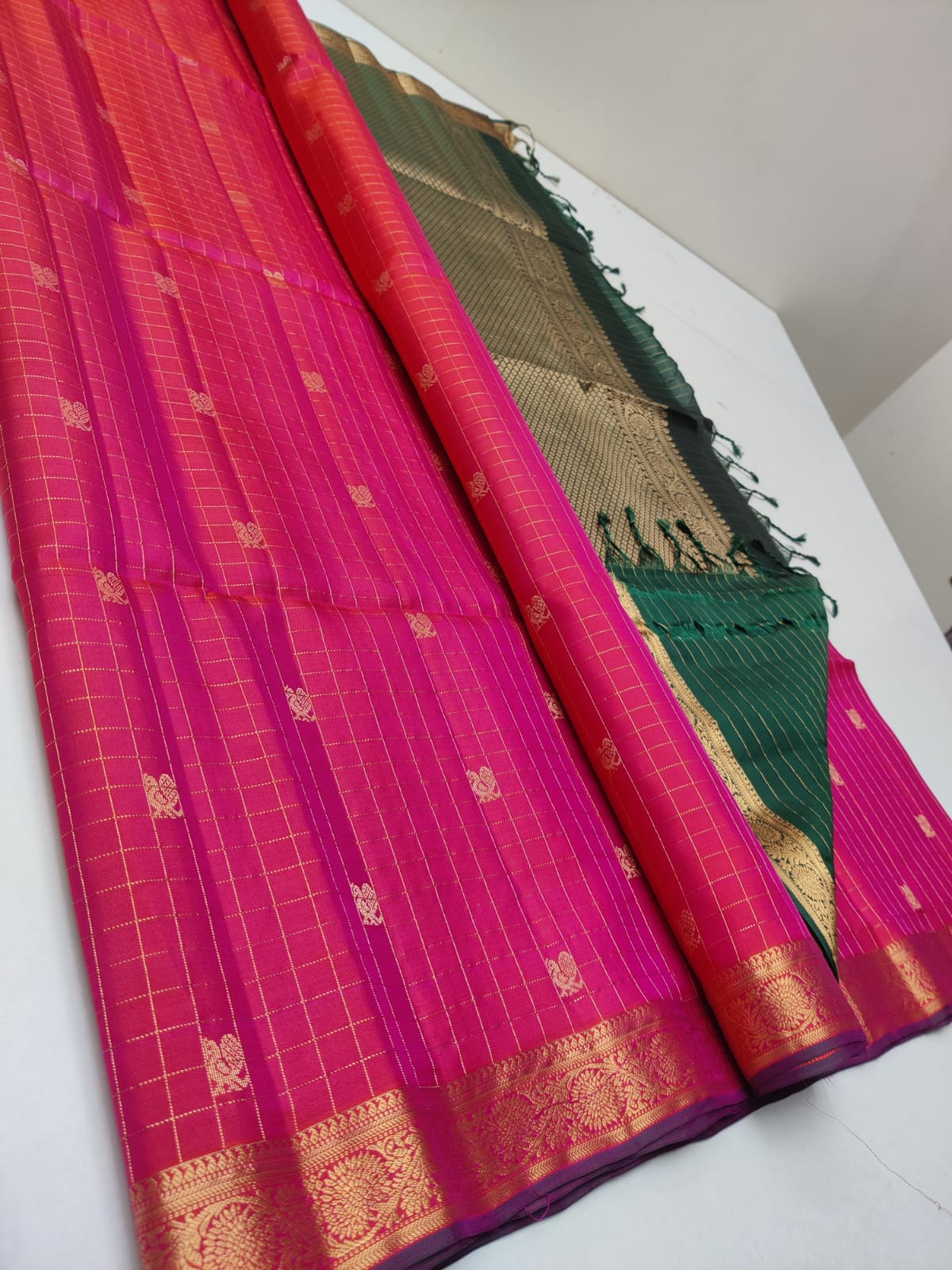 Pure handloom kanchi soft silk sarees
Silk mark certified