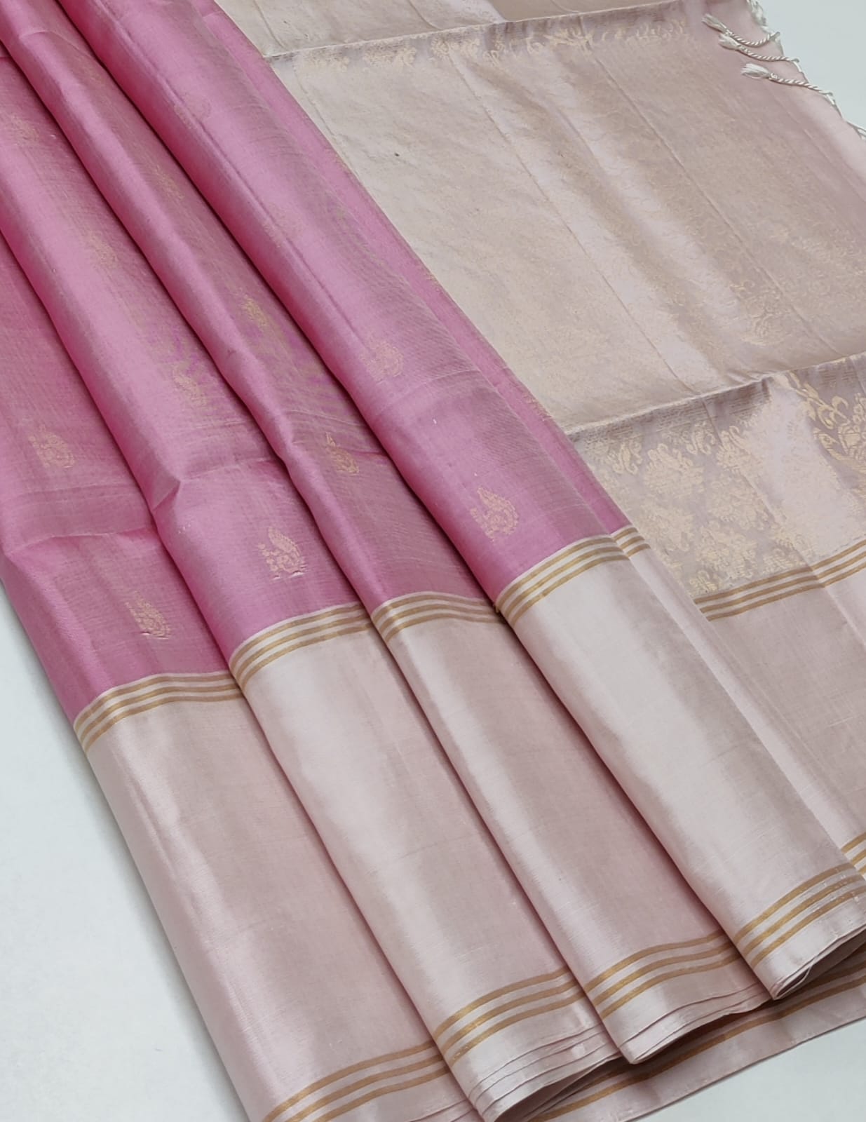 Pure handloom Double warp soft silk sareeFansy sarees
With silk mark certificate
