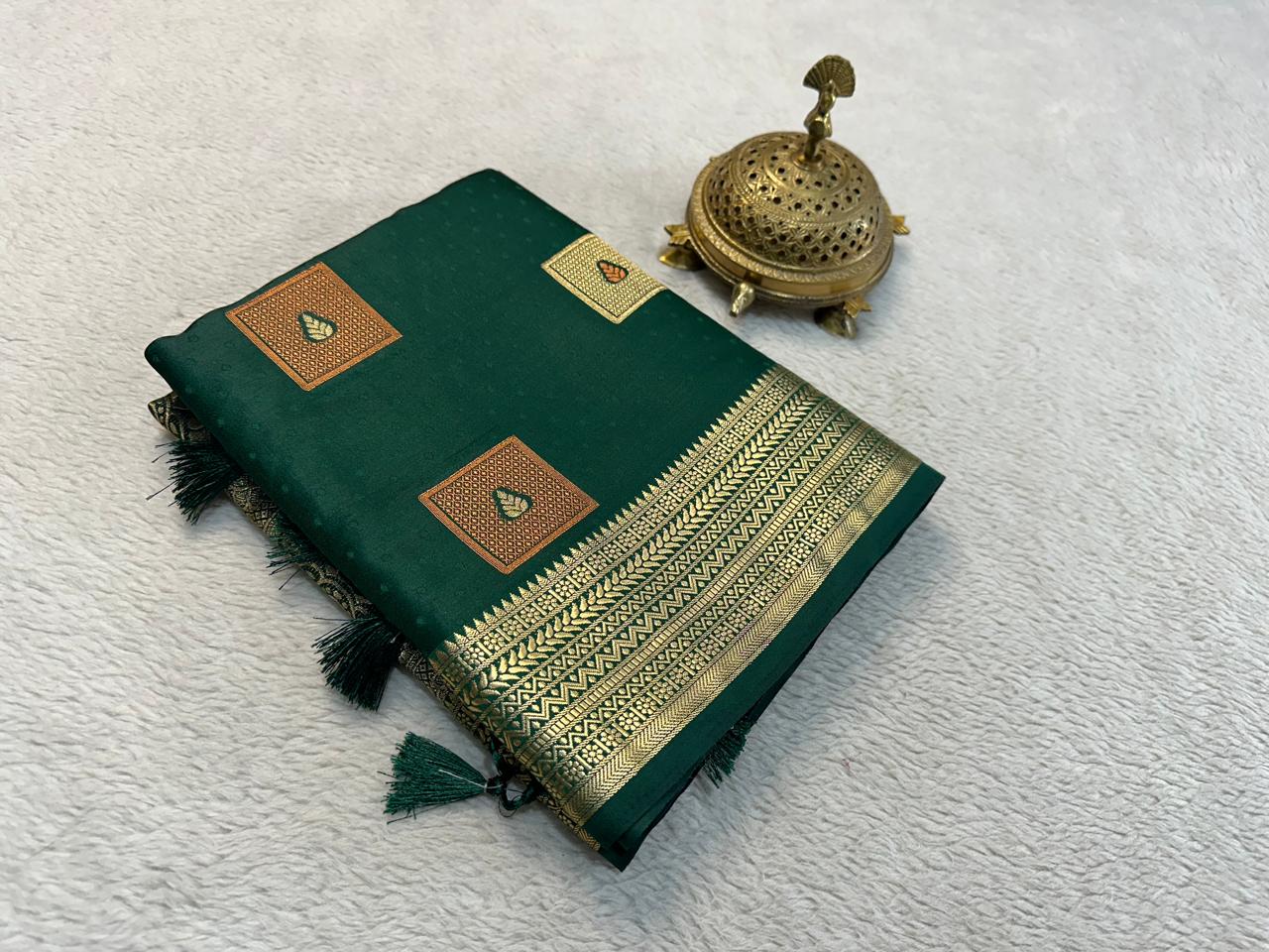 Beautiful Soft Silk Dobby sarees
Beautiful Dobby Soft silk saree having rich buttas
