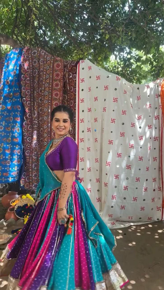 Gharwa lehenga choli collection
Fabric:- Fox Georgette 
Work:- miror less 
Inner:- Micro Cotto