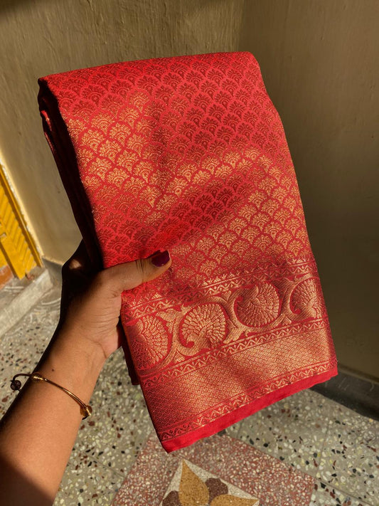 Kanchipuram Semi silk saree
Super quality
beautiful full copper type sarees*