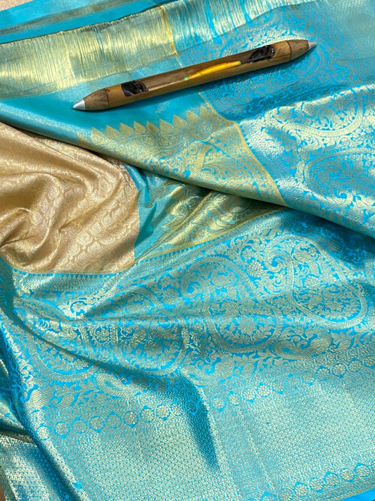 Kanchipuram Handloom pure silk saree
Beautiful fancy Design