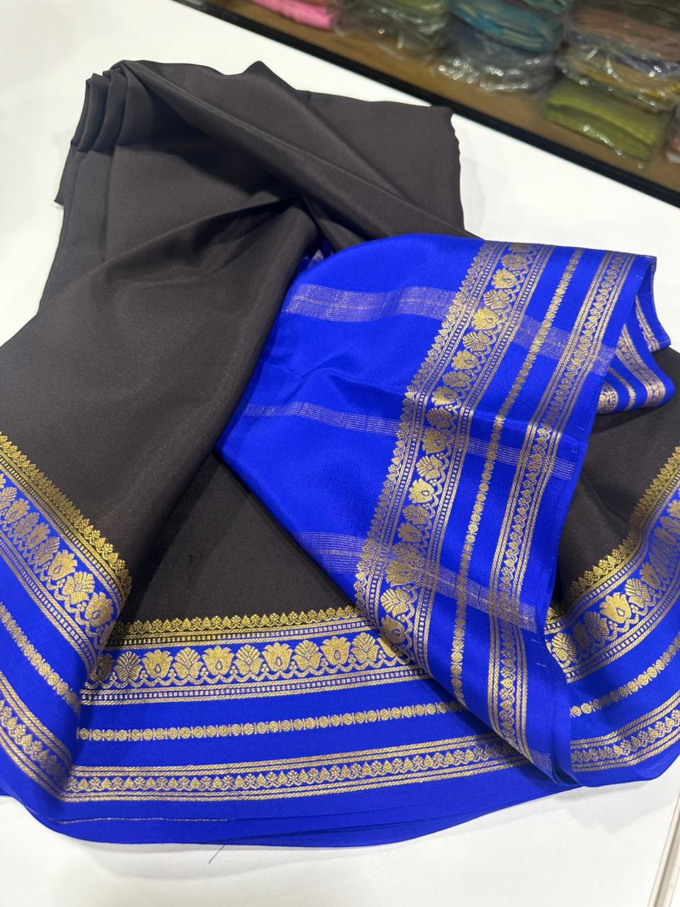 Pure  Mysore silk sarees 
110  grm thickness
Silk mark certified
