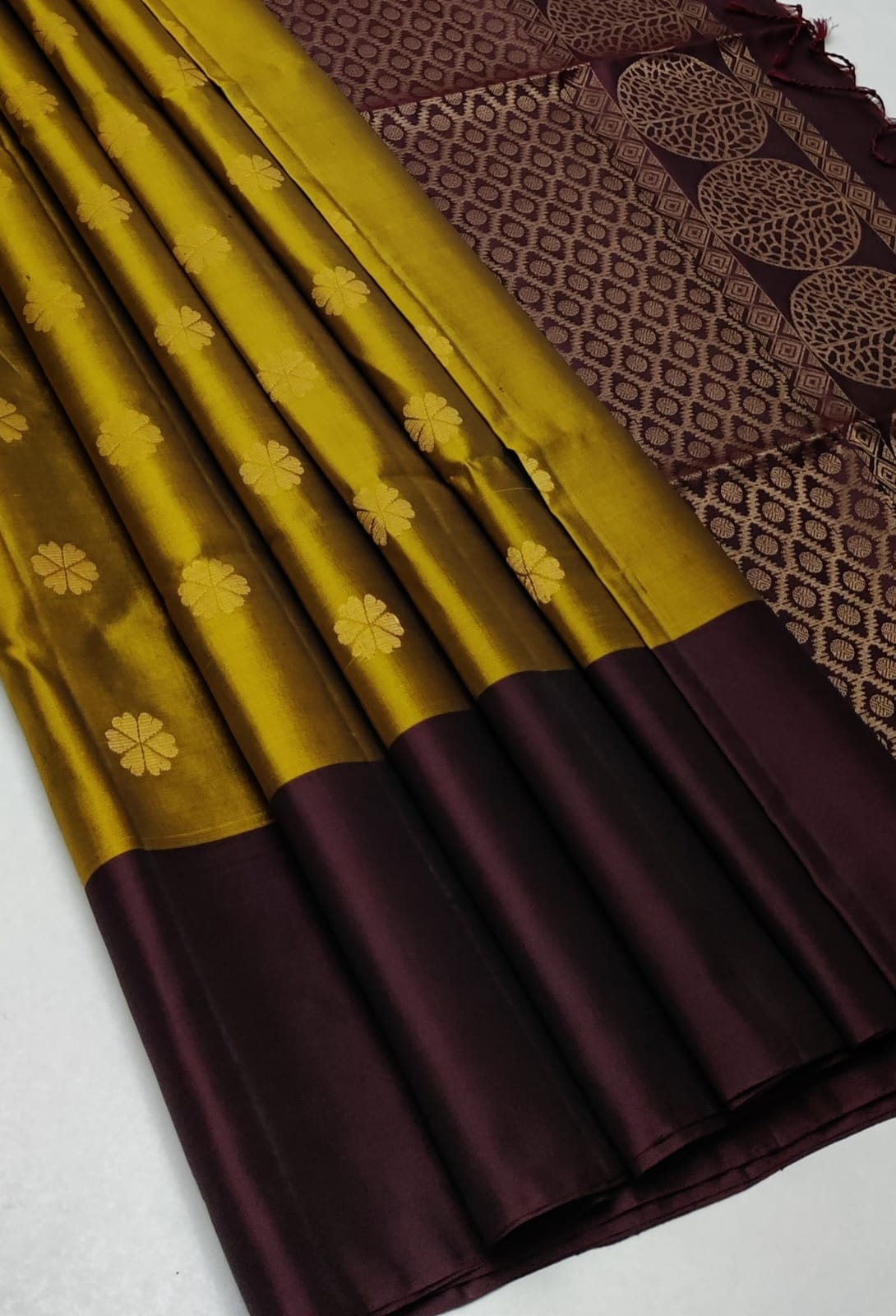 Pure handloom Double warp soft silk sareeFansy sarees
With silk mark certificate