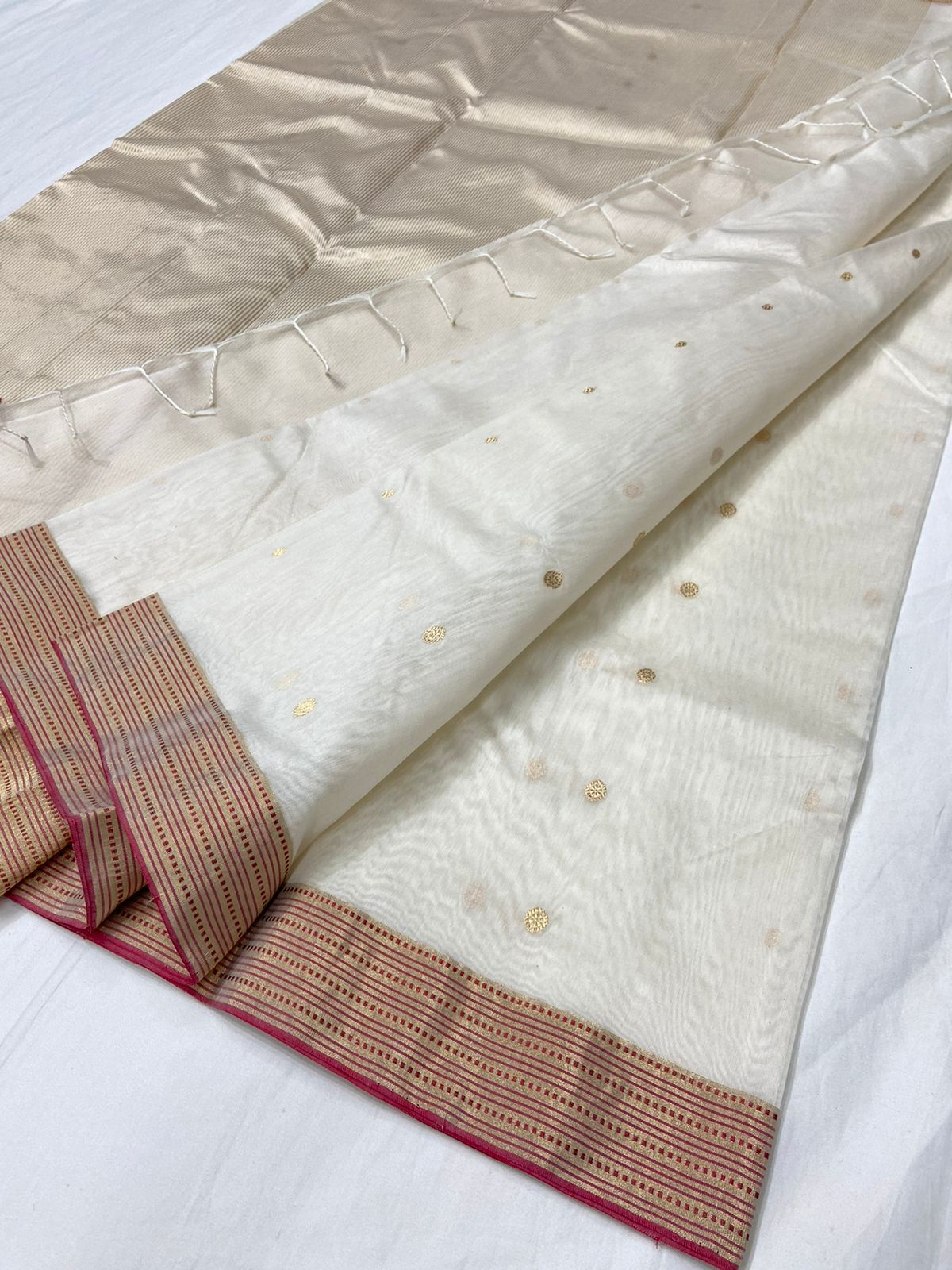Chanderi silk macried saree