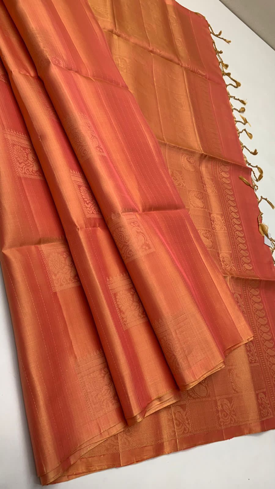 Pure handloom bhutta design borderless Double warp soft silk sarees collections ..with contrast Pallu and blouse