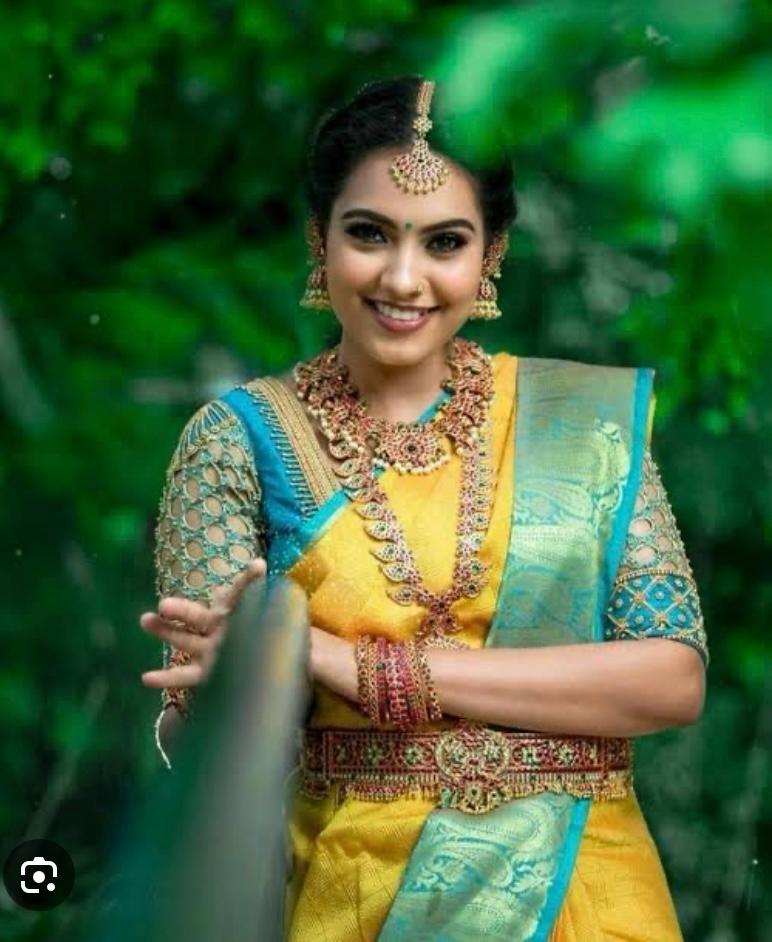 Kanchipuram Handloom pure silk saree
Beautiful fancy Design 
gold zari fancy Korvai border wedding beautiful type sarees*