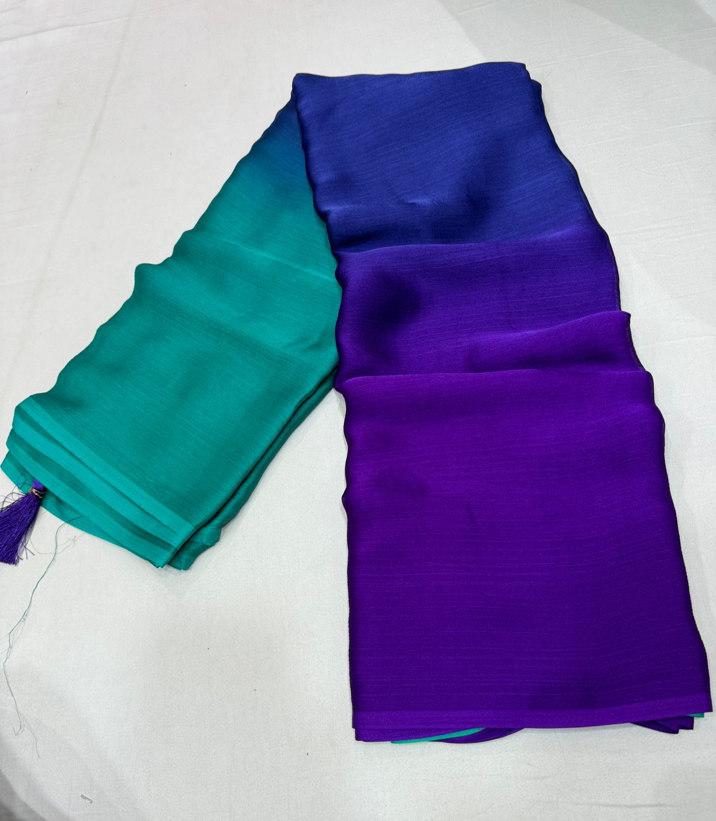 Pure chiffon sarees and 3d shaded body