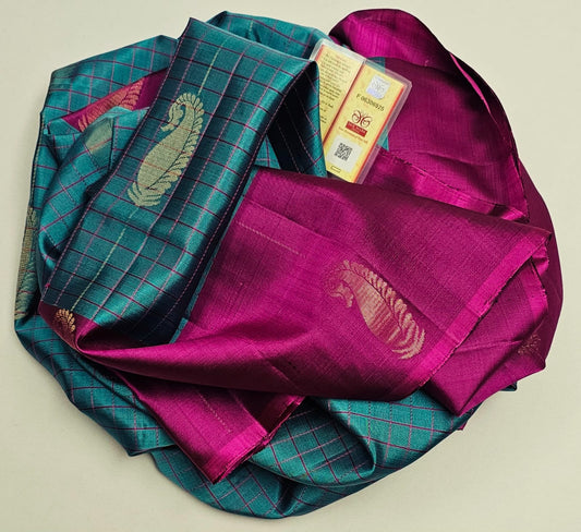 Pure handloom kanchi soft silk sarees
Silk mark certified