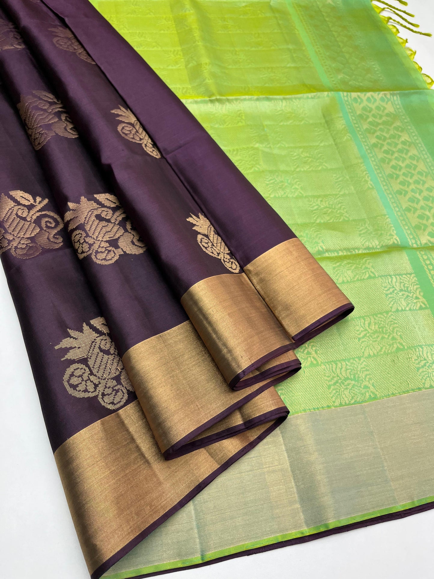 EXCLUSIVE SOFT SILK BHUTTA DESIGN SAREES
PURE HANDLOOM SOFT SILK SAREES
TRENDY FANCY DESIGN
DOUBLE WARP