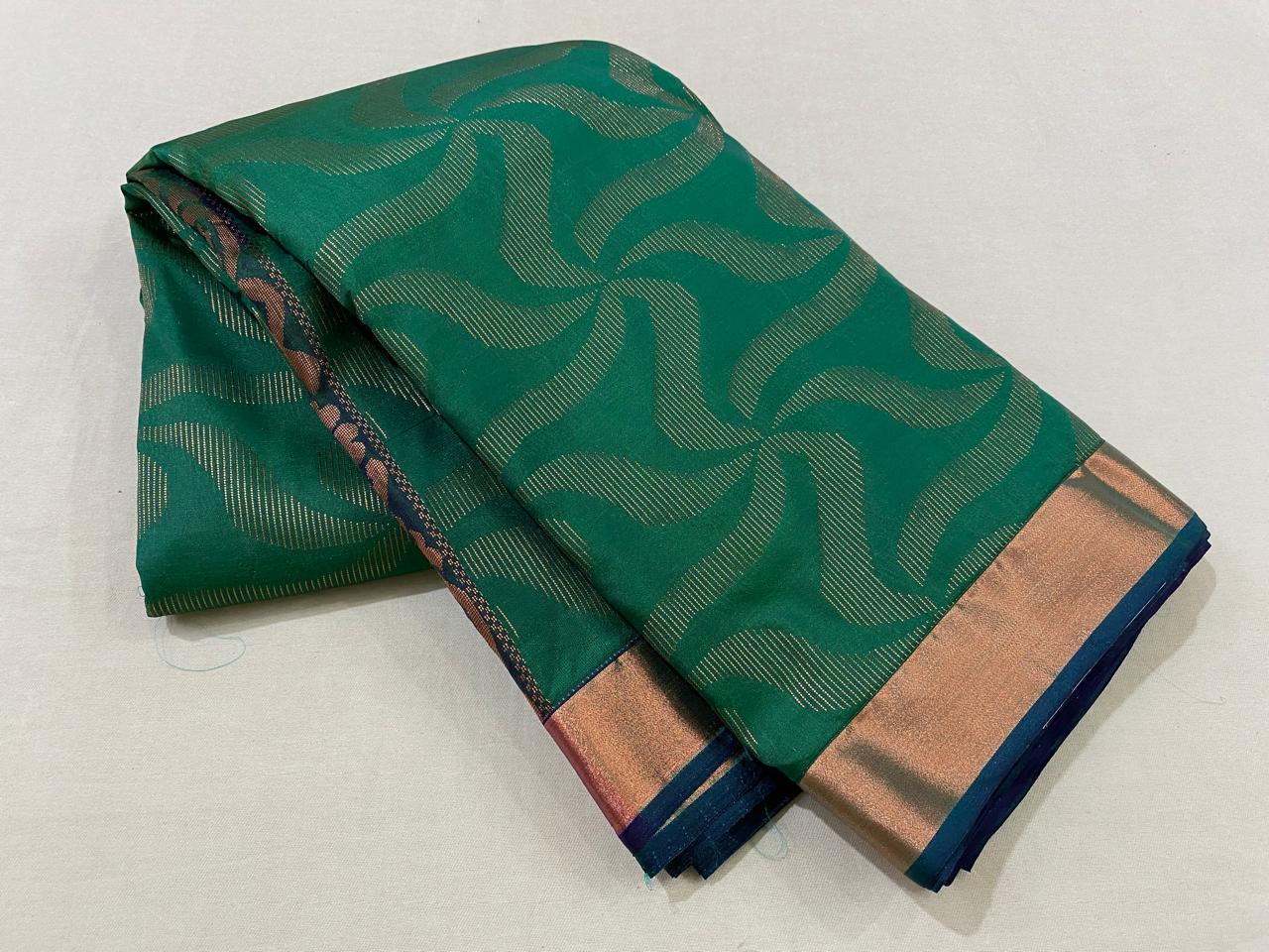 Kanchipuram semi silk saree
Beautiful fancy Design