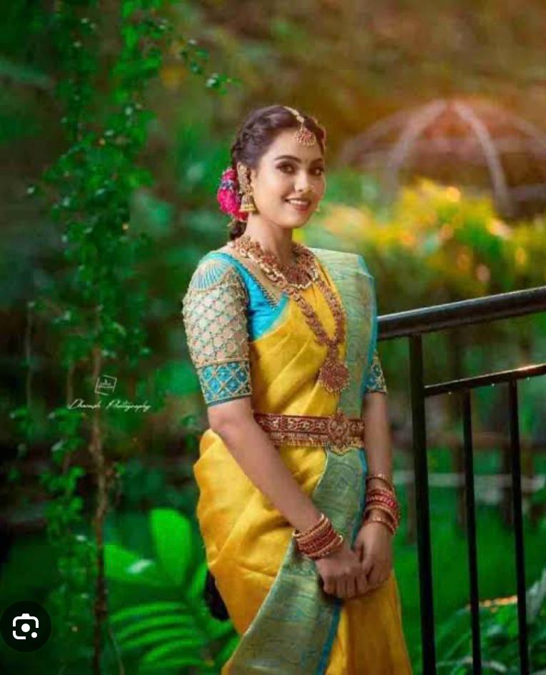 Kanchipuram Handloom pure silk saree
Beautiful fancy Design 
gold zari fancy Korvai border wedding beautiful type sarees*