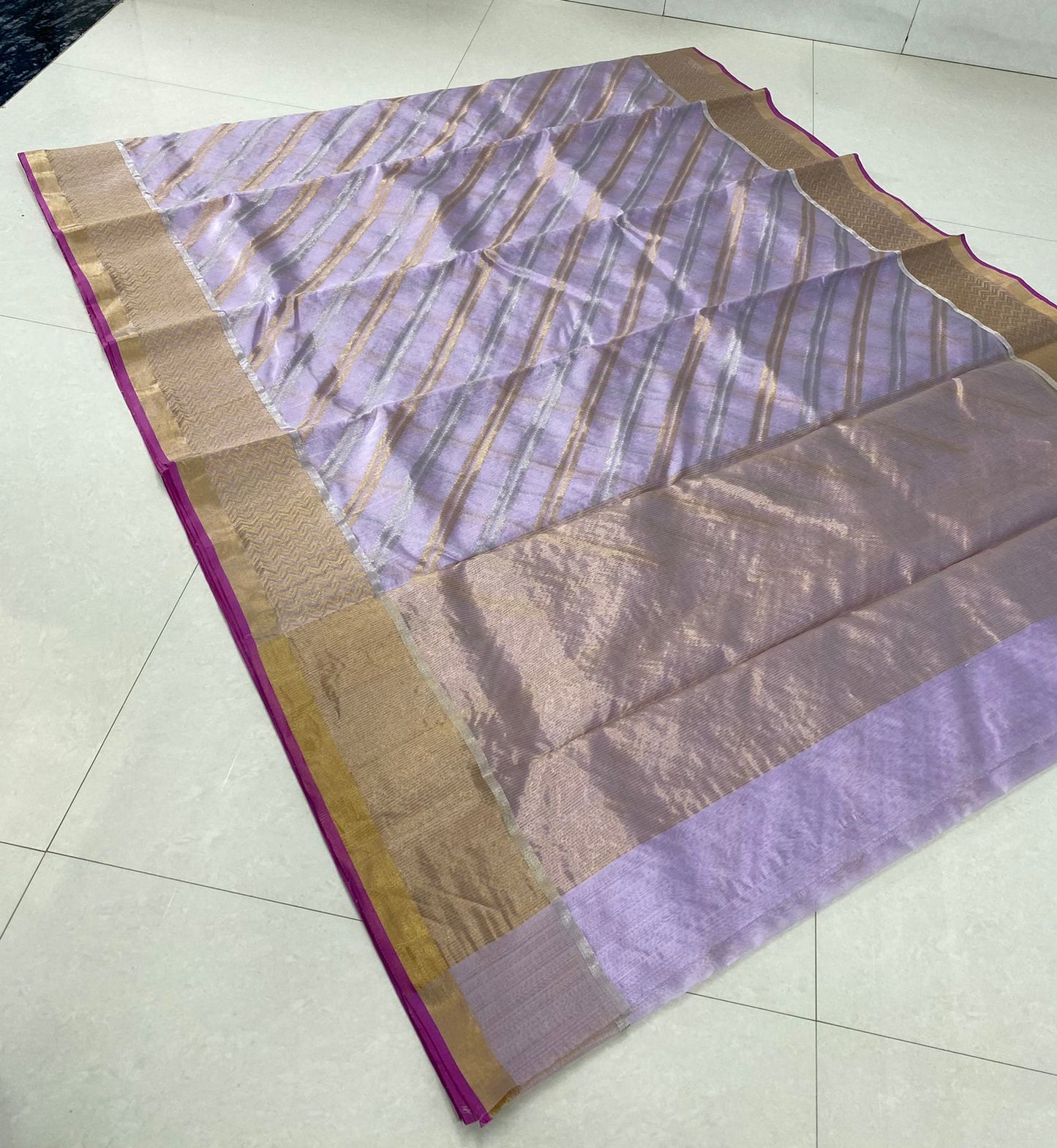 Pattu silk handborder saree