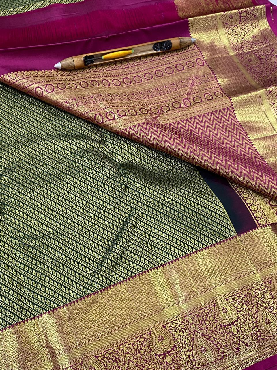 Kanchipuram   Handloom pure silk saree
Beautiful fancy Design