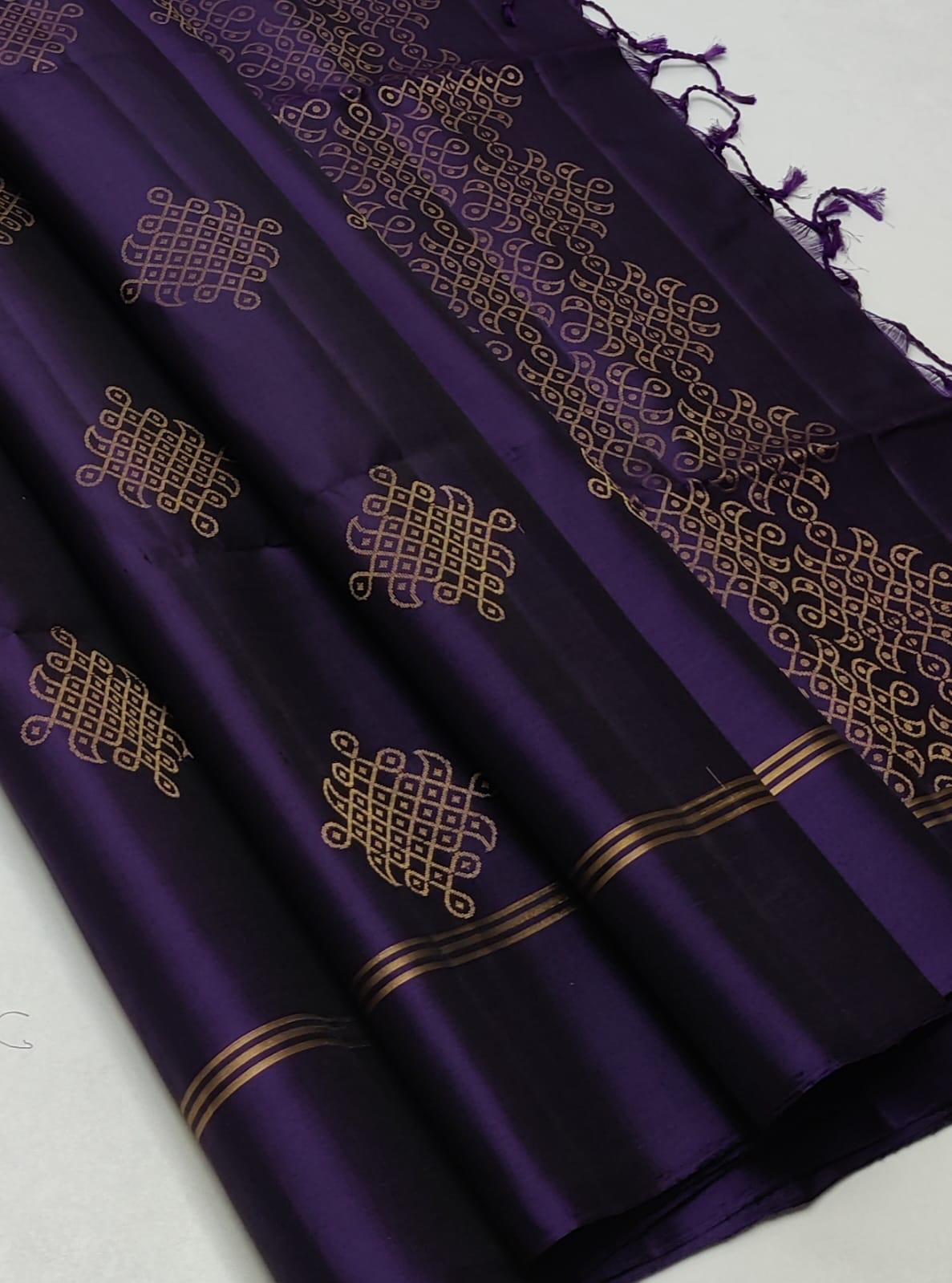 Pure handloom kanchi soft silk Sares
Silk mark certified
