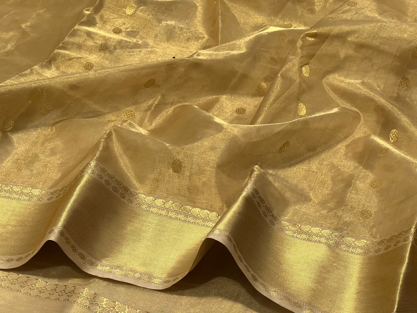 Katan silk tisu saree