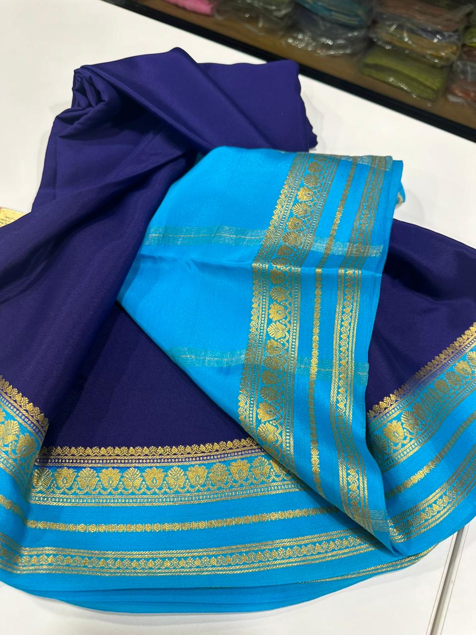 Pure  Mysore silk sarees 
110  grm thickness
Silk mark certified