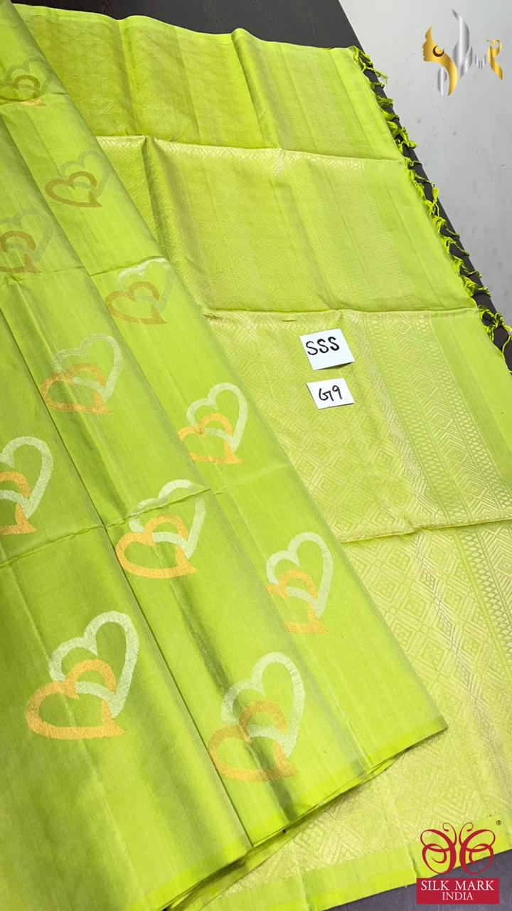Original kanchipuram handloom double vaarppu  exclusive 240 hooks weaving MODERN TRENDY design  soft silk Sarees*