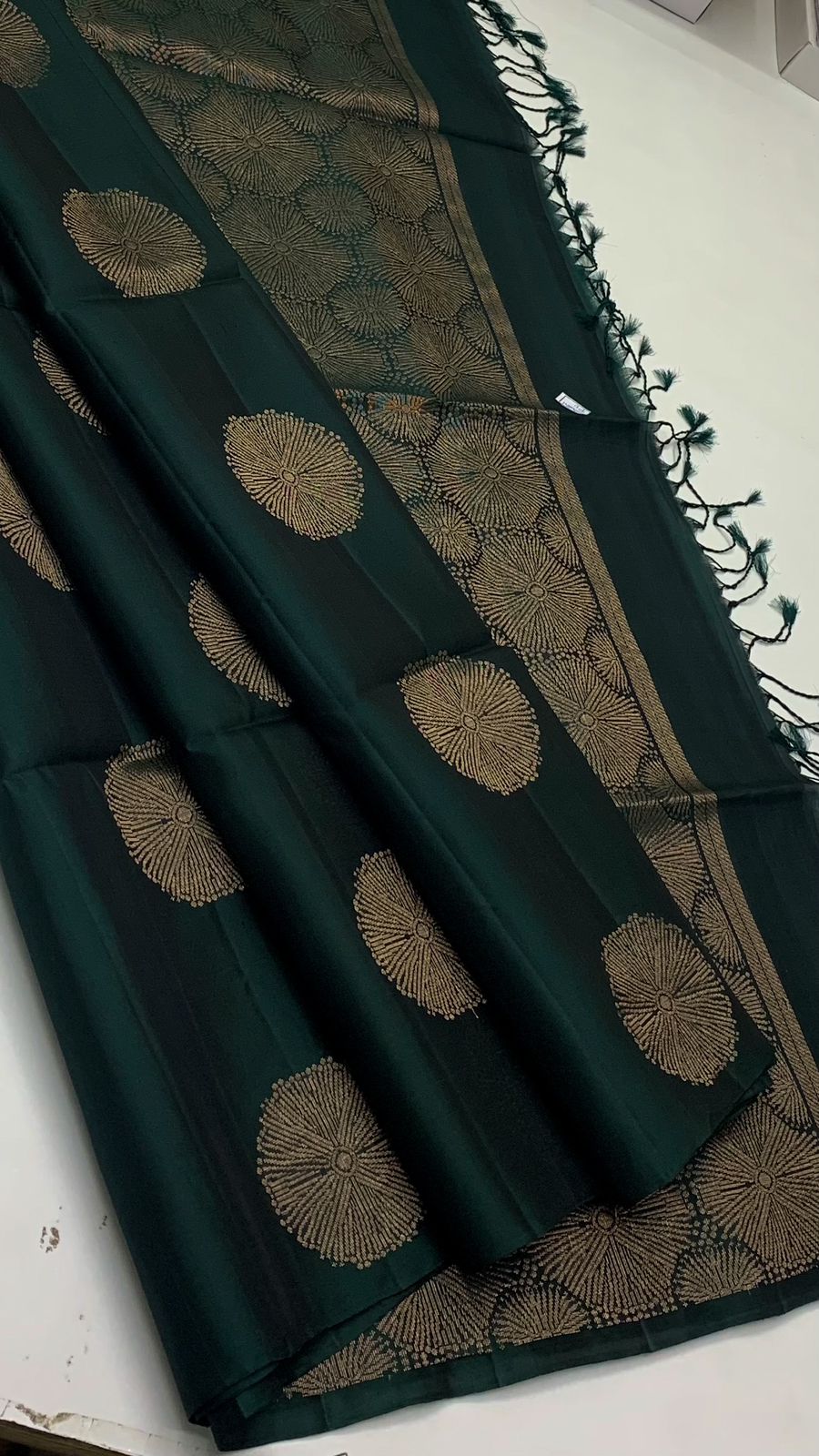 Pure handloom borderless Double warp soft silk sarees collections ..with contrast Pallu and blouse