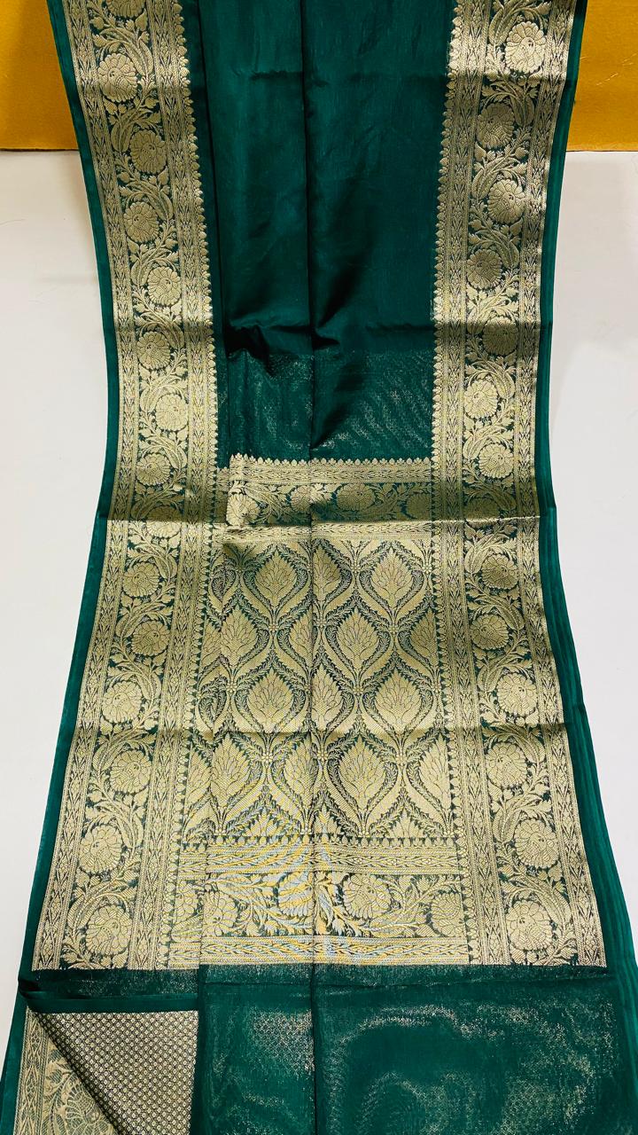 BEST BANARASI WARM SILK KATBAN SAREES
BARABAR BORDER ZARI PALLU WITH DOUBLE ZARI WORK