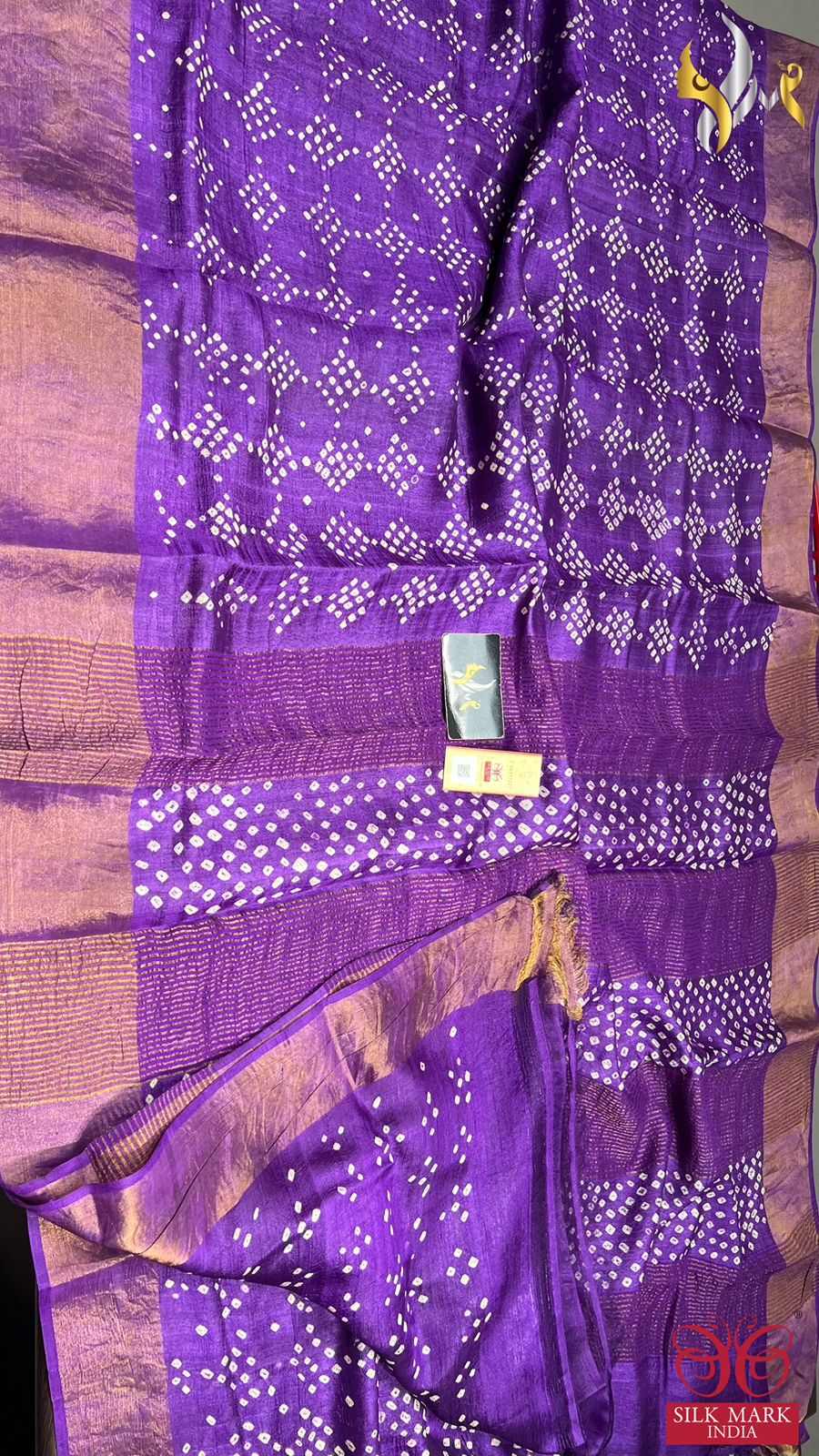 New launch work in ORIGINAL TUSSAR  SILK  WITH BANDHINI BANDHEJ HANDWORK*
Original TUSSAR BANDHINI BANDHEJ Silk sarees