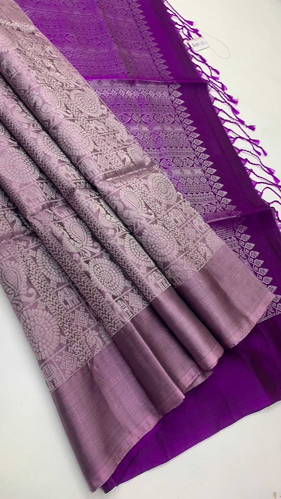Pure handloom  borderless Allself bridal Double warp soft silk sarees collections ..with contrast Pallu and blouse