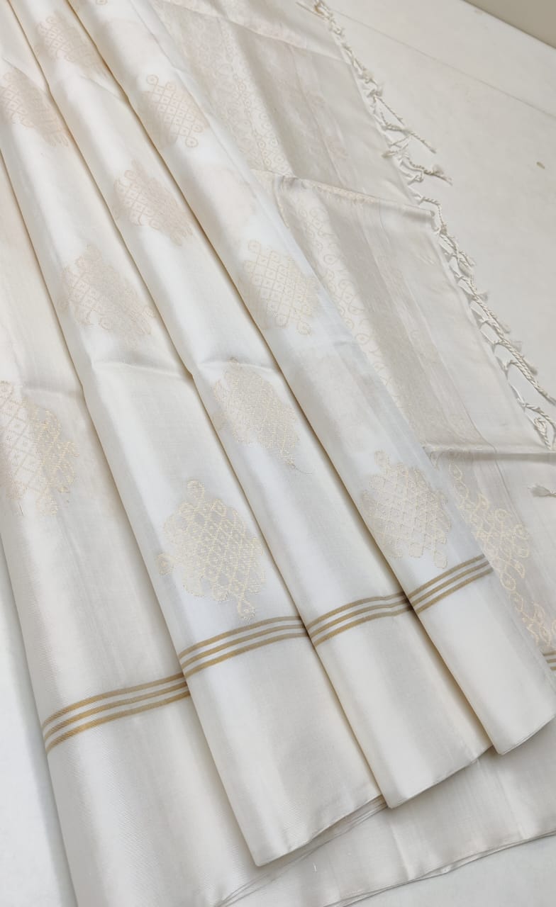 Pure handloom kanchi soft silk Sares
Silk mark certified