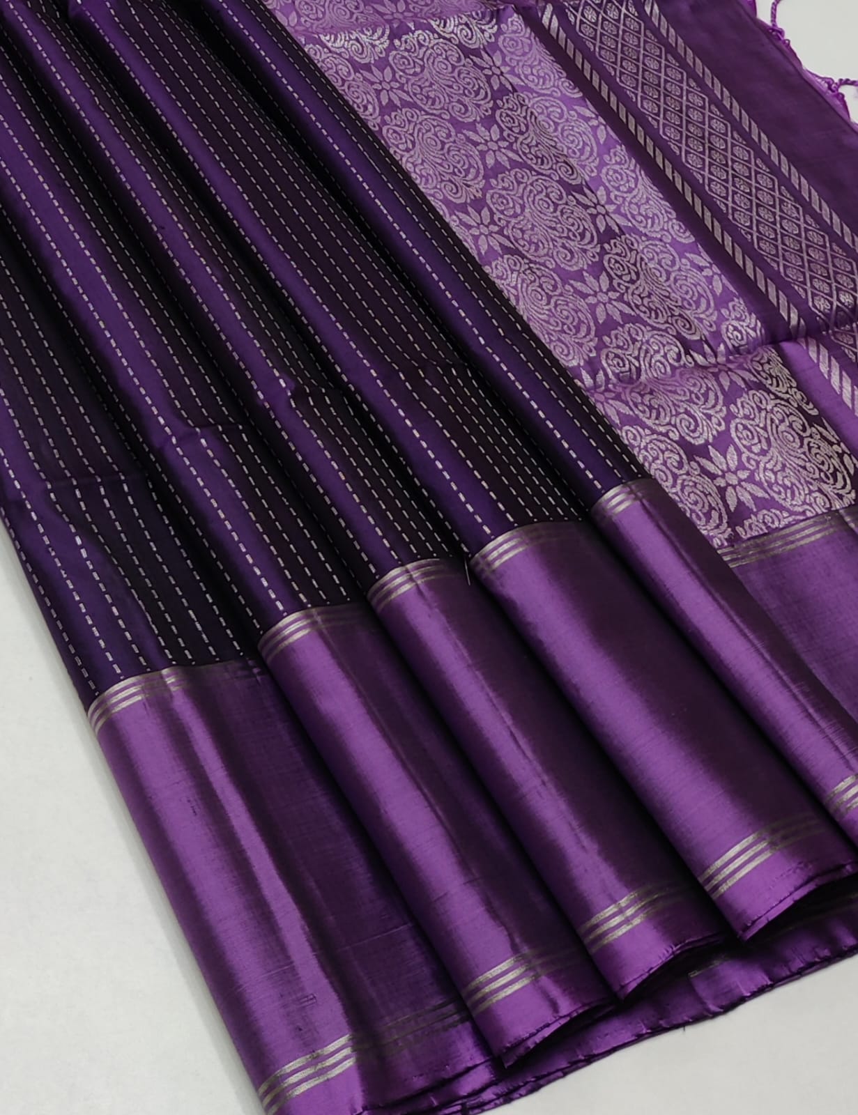 Pure handloom Double warp soft silk sareeFansy sarees
With silk mark certificate