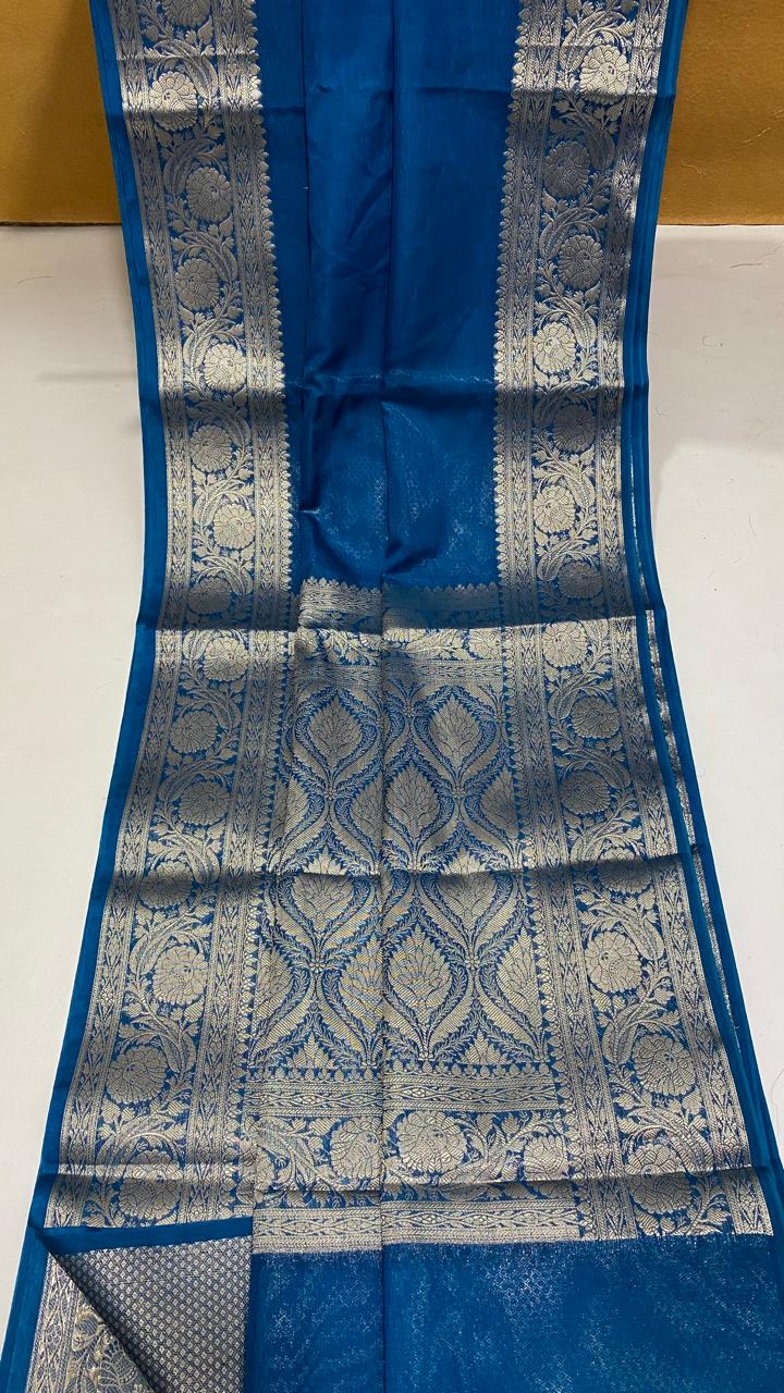BEST BANARASI WARM SILK KATBAN SAREES
BARABAR BORDER ZARI PALLU WITH DOUBLE ZARI WORK