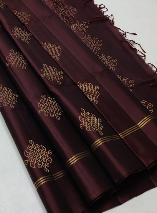 Pure handloom kanchi soft silk Sares
Silk mark certified