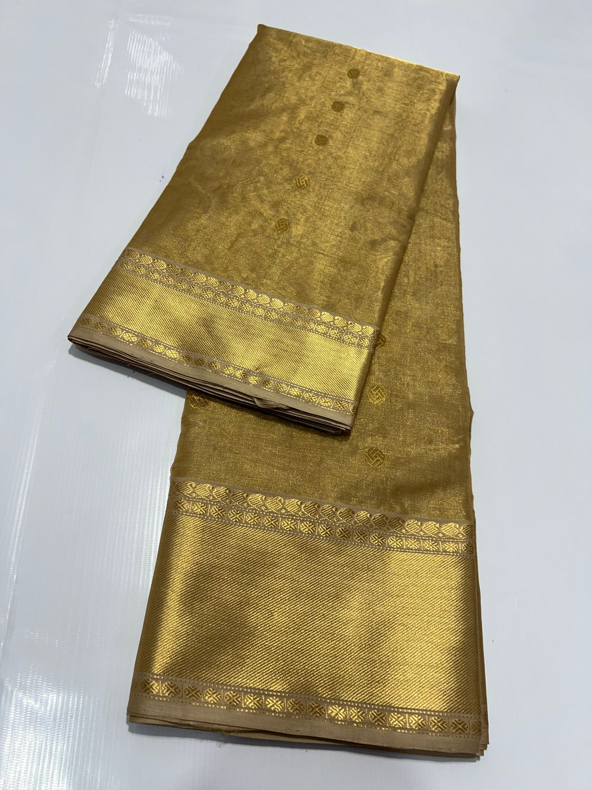 Katan silk tisu saree