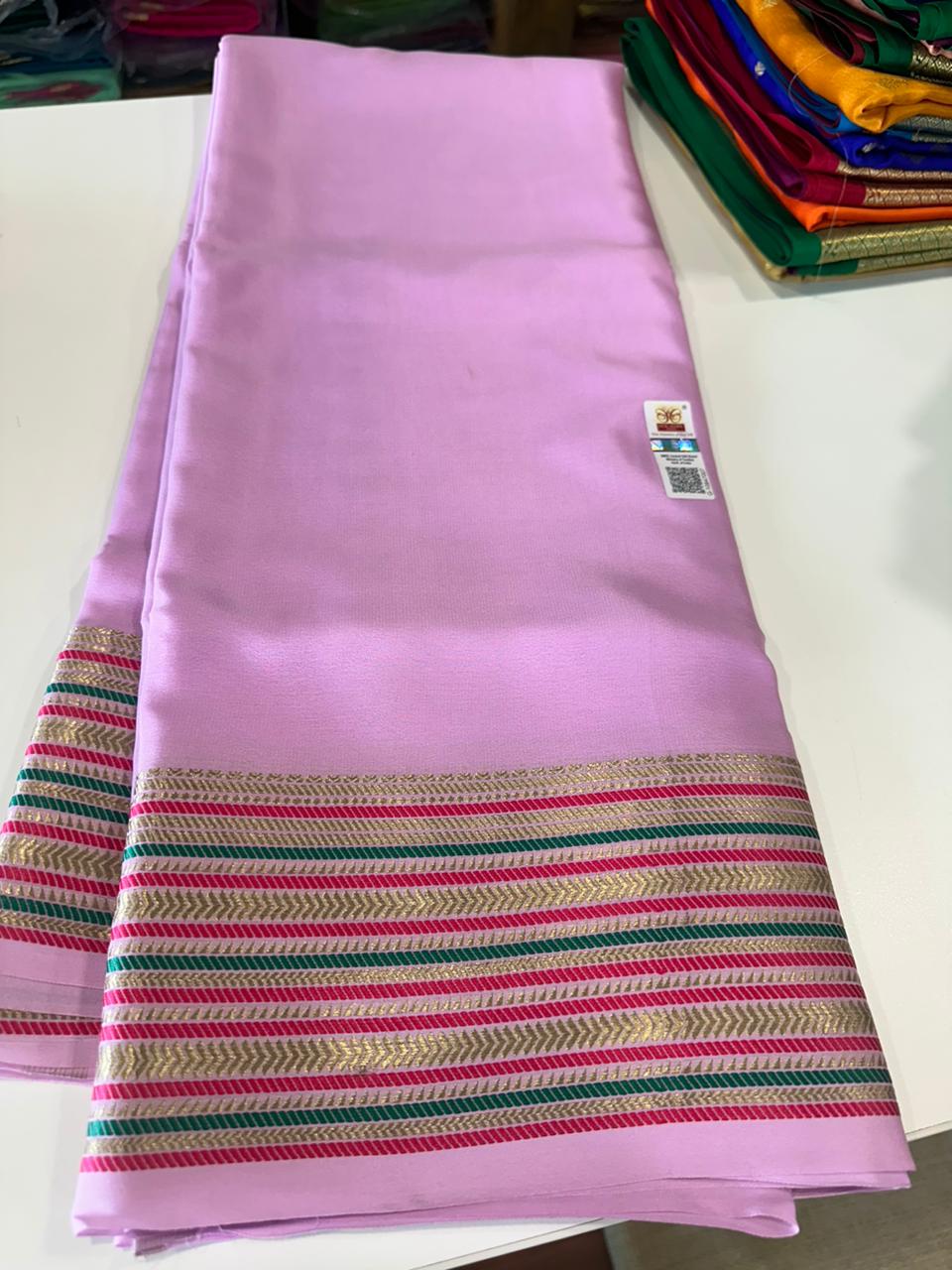 Pure  Mysore silk sarees 
110  grm thickness
Silk mark certified