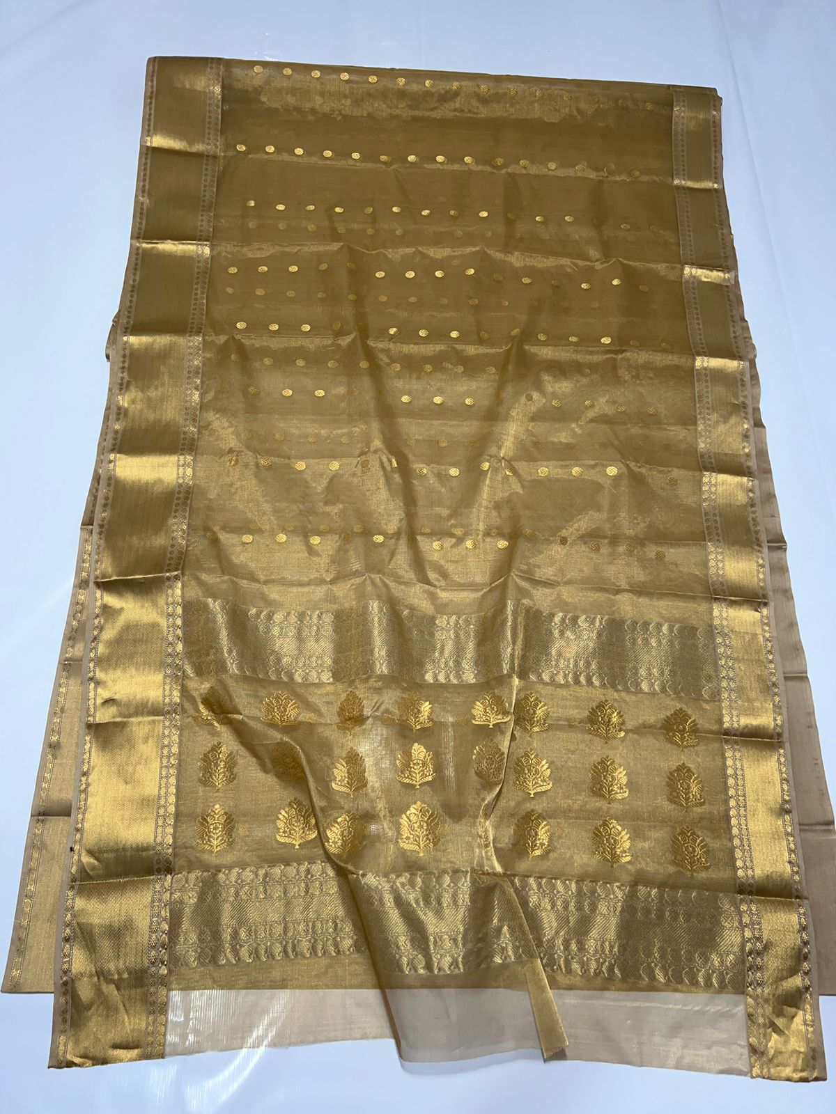 Katan silk tisu saree