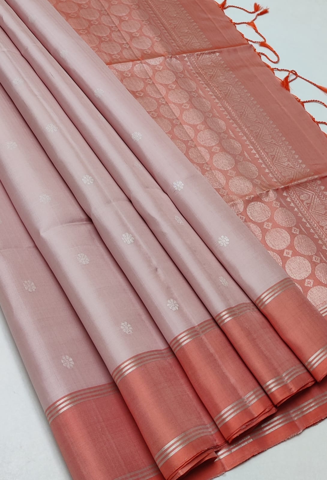 Pure handloom Double warp soft silk sareeFansy sarees
With silk mark certificate