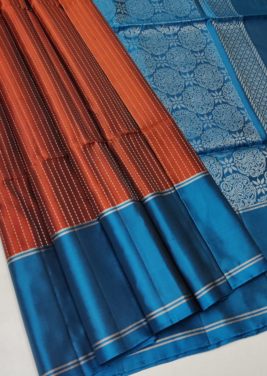 Pure handloom Double warp soft silk saree
Fansy sarees
With silk mark certificate