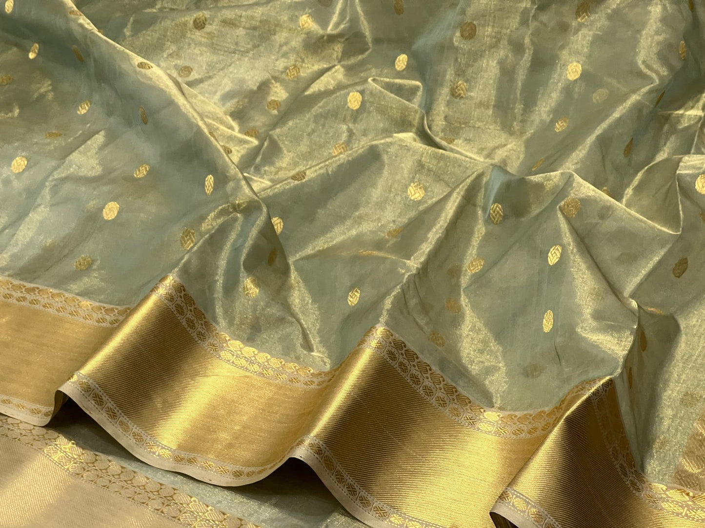 Katan silk tisu saree