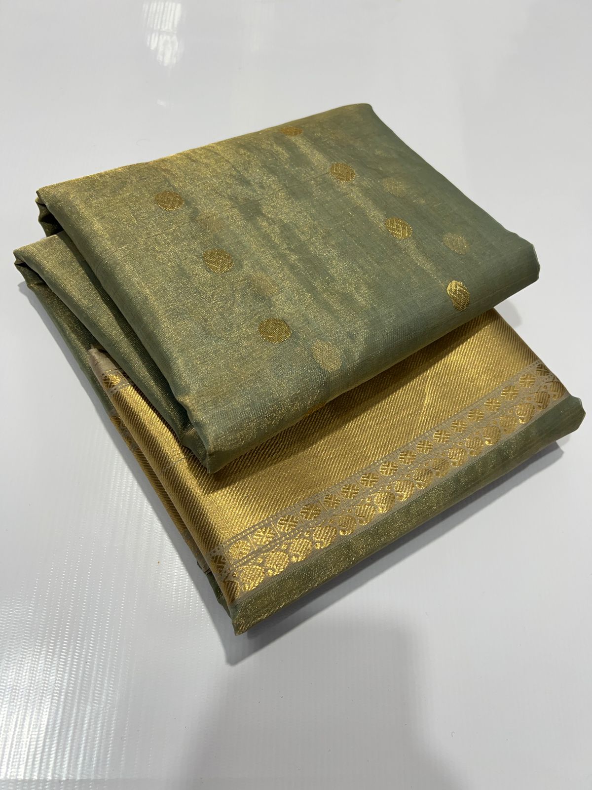 Katan silk tisu saree