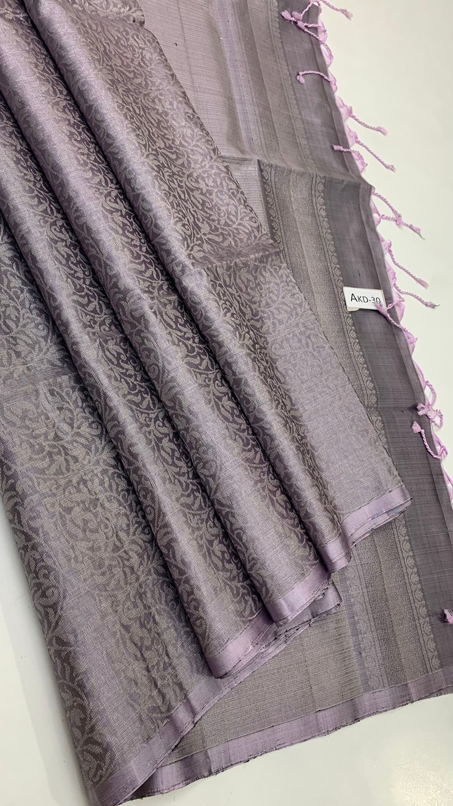 Pure handloom  borderless Allself bridal Double warp soft silk sarees collections ..with contrast Pallu and blouse